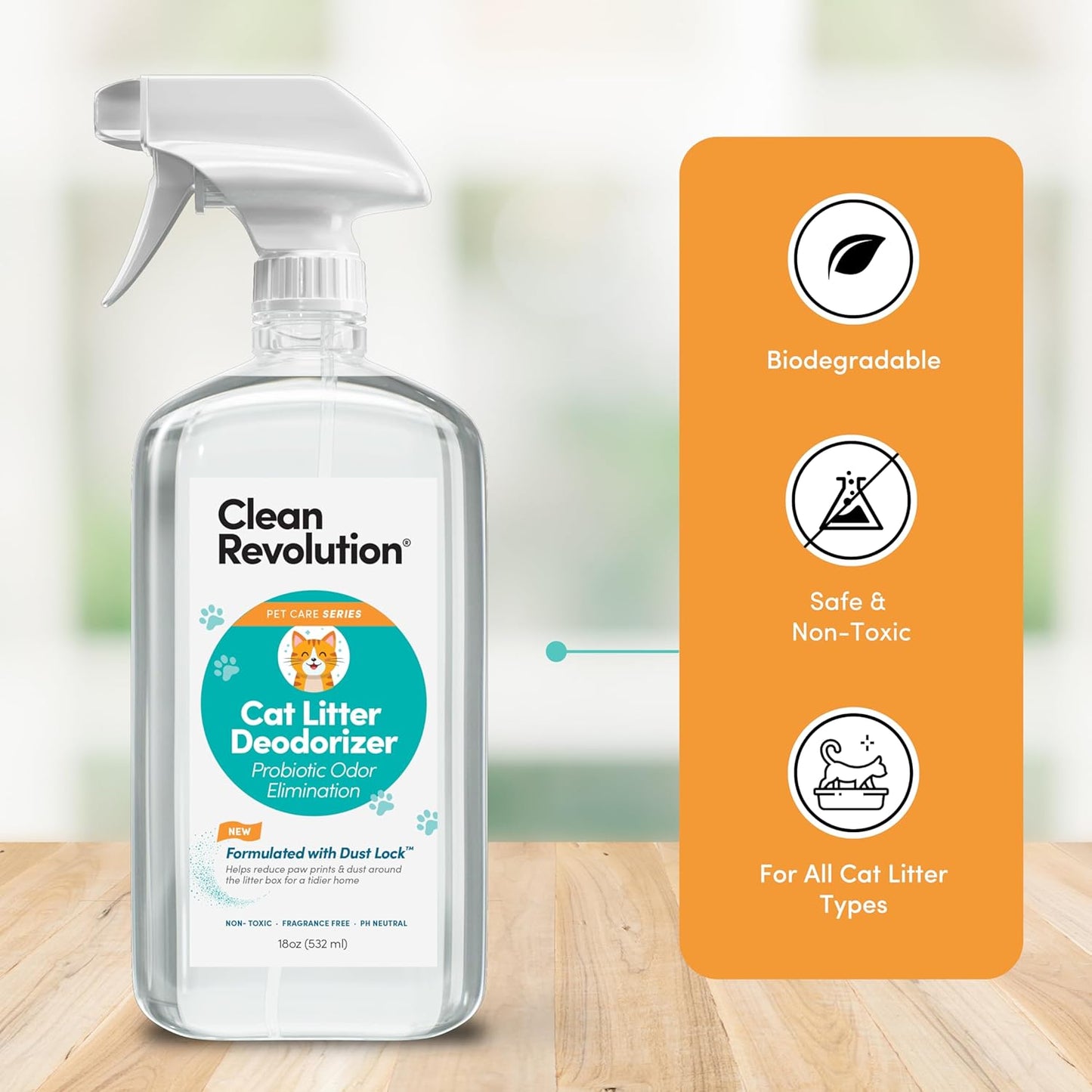 Cat Litter Deodorizer Spray